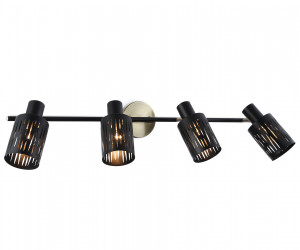 TR8670/4 BK/SB чёрный/бронза E14/4 max 60W 760*100*190