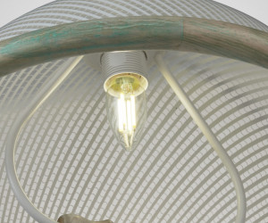 Подвесной светильник PLC-003-1P-400 WT+Wood 000030833