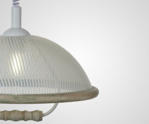 Подвесной светильник PLC-003-1P-400 WT+Wood 000030833