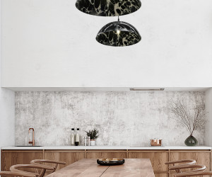 Подвесной светильник PL-005-1P-400 BK+WT 000030836