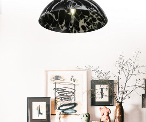 Подвесной светильник PL-005-1P-400 BK+WT 000030836