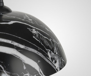 Подвесной светильник PL-005-1P-400 BK+WT 000030836