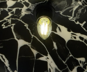 Подвесной светильник PL-005-1P-400 BK+WT 000030836