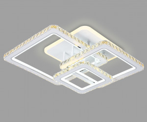 FA1732/3 WH/CH белый/хром 145W 3000K/4200K/6400K 670*510*150 (ПДУ РАДИО 2.4G)