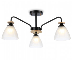 TR9564/3 BK/FR черный/белый матовый E27/3 max 40W D620*250