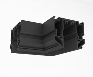 TR2026-BK Угловой элемент 90° трека SMART ONE, алюминий, черный