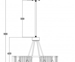 Подвесной светильник Maytoni MOD087PL-06G