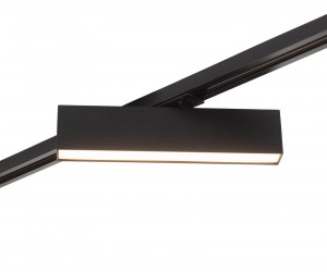 DK6430-BK Трековый светильник IP 20, 10 Вт, LED 3000, черный, алюминий