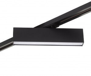 DK6430-BK Трековый светильник IP 20, 10 Вт, LED 3000, черный, алюминий