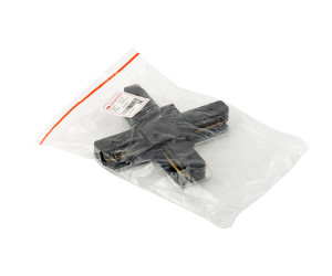 TR1104-BK Соединитель для шинопровода X-образный, черный