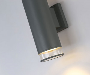 ST3820/2 GR/CL серый/прозрачный IP54 GU10/2 max 35W 310*90*160