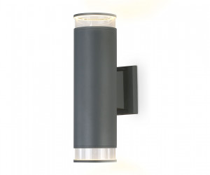 ST3820/2 GR/CL серый/прозрачный IP54 GU10/2 max 35W 310*90*160