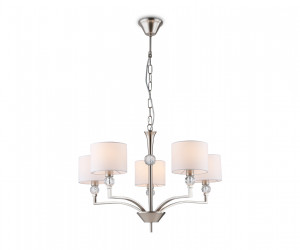 LH71121/5 SN/WH никель/белый E14/5 max 40W D660*880