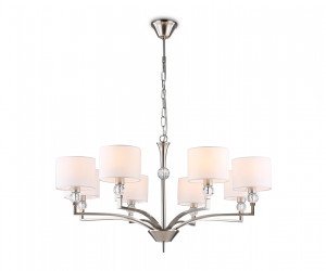 LH71123/8 SN/WH никель/белый E14/8 max 40W D840*880