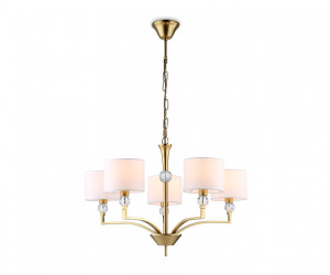 LH71131/5 BS/WH латунь/белый E14/5 max 40W D660*880