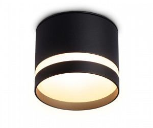 TN6572 BK черный IP44 GX53 max 15W D82*65