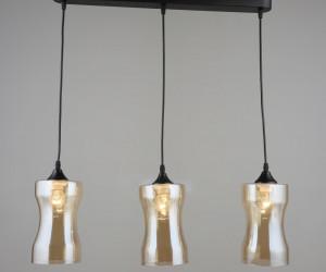 ВР-N4816/3H BK+AM (6) светильник потолочный [01101638]