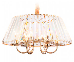 TR5039/6 GD/CL золото/прозрачный E14/6 max 40W D496*256