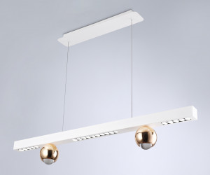 FL5955 WH/GD белый/золото 4200K 18W 1000*70*1200 (Без ПДУ)