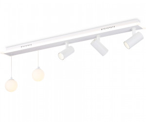 FL66201/1+5 WH белый 67W 3000K-6400K+G9/2 1000*100*400 (ПДУ ИК)