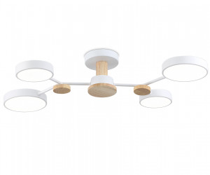 FL4858/4 WH/WD белый/дерево 60W 3000-6000K 700*400*120 (без ПДУ)