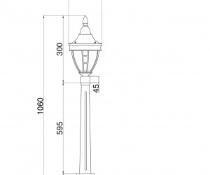 Ландшафтный светильник Outdoor O026FL-01B