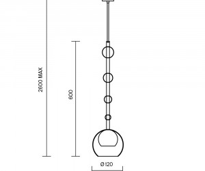 Подвесной светильник Maytoni MOD227PL-01B