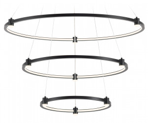 FL5514/3+9 BK черный 90W 3000K/4200K/6400K D800/600/400*1300 (без ПДУ)