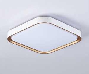 FZ1253 WH/GD белый/золото 18W 5000K 250*250*60 (Без ПДУ)