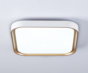 FZ1253 WH/GD белый/золото 18W 5000K 250*250*60 (Без ПДУ)