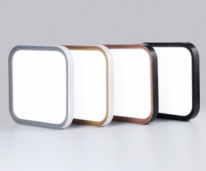 FZ1253 WH/GD белый/золото 18W 5000K 250*250*60 (Без ПДУ)