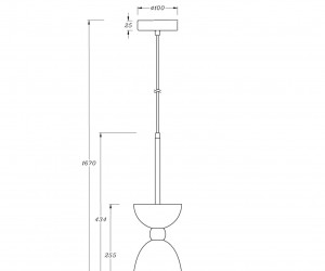 Подвесной светильник Maytoni MOD113PL-01W
