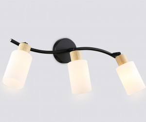 TR8722/3 BK/WD черный/дерево E14/3 max 60W 580*100*210