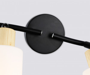 TR8723/4 BK/WD черный/дерево E14/4 max 60W 760*100*210