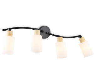 TR8723/4 BK/WD черный/дерево E14/4 max 60W 760*100*210