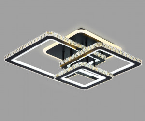 FA1733/3 BK/CH черный/хром 145W 3000K/4200K/6400K 670*510*150 (ПДУ РАДИО 2.4G)