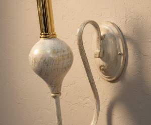 Настенный светильник PL1075-1W WT+GD 000067361