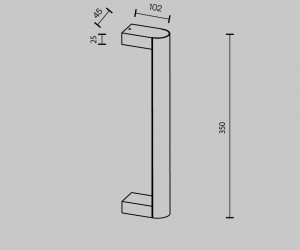 Настенный светильник (бра) Maytoni MOD288WL-L5B3K