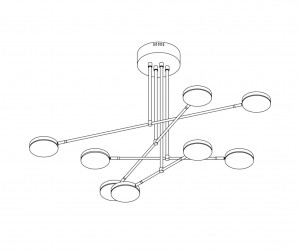 Подвесной светильник Maytoni MOD070PL-L48B3K