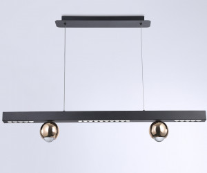 FL5956 BK/GD черный/золото 4200K 18W 1000*70*1200 (Без ПДУ)