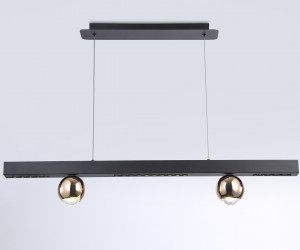 FL5956 BK/GD черный/золото 4200K 18W 1000*70*1200 (Без ПДУ)