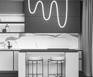 Трековый подвесной светильник Technical TR101-2-100W4K-B