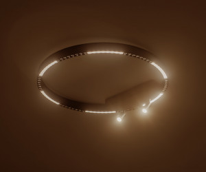 FL5808/1+2 BK черный 40W 3000K/4200K/6400K D600*95 (без ПДУ)