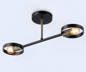 TR8225/2 BK/SB черный/бронза E27/2 max 40W 510*165*190