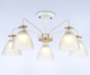 TR9567/5 WH/FR белый/белый матовый E27/5 max 40W D620*250