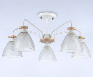 TR9567/5 WH/FR белый/белый матовый E27/5 max 40W D620*250