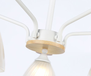 TR9567/5 WH/FR белый/белый матовый E27/5 max 40W D620*250