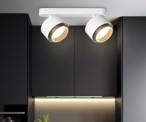 TN71285/2 WH/BK белый/черный GX53/2 max 12W 270*95*137