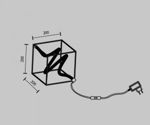 Настольный светильник Maytoni MOD345TL-L11BS3K