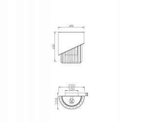 Настенный светильник (бра) Freya FR5170WL-01N